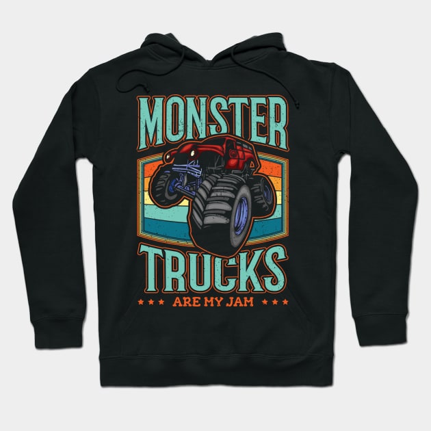 Monster Truck are my Jam Vintage Trucker Hoodie by aneisha